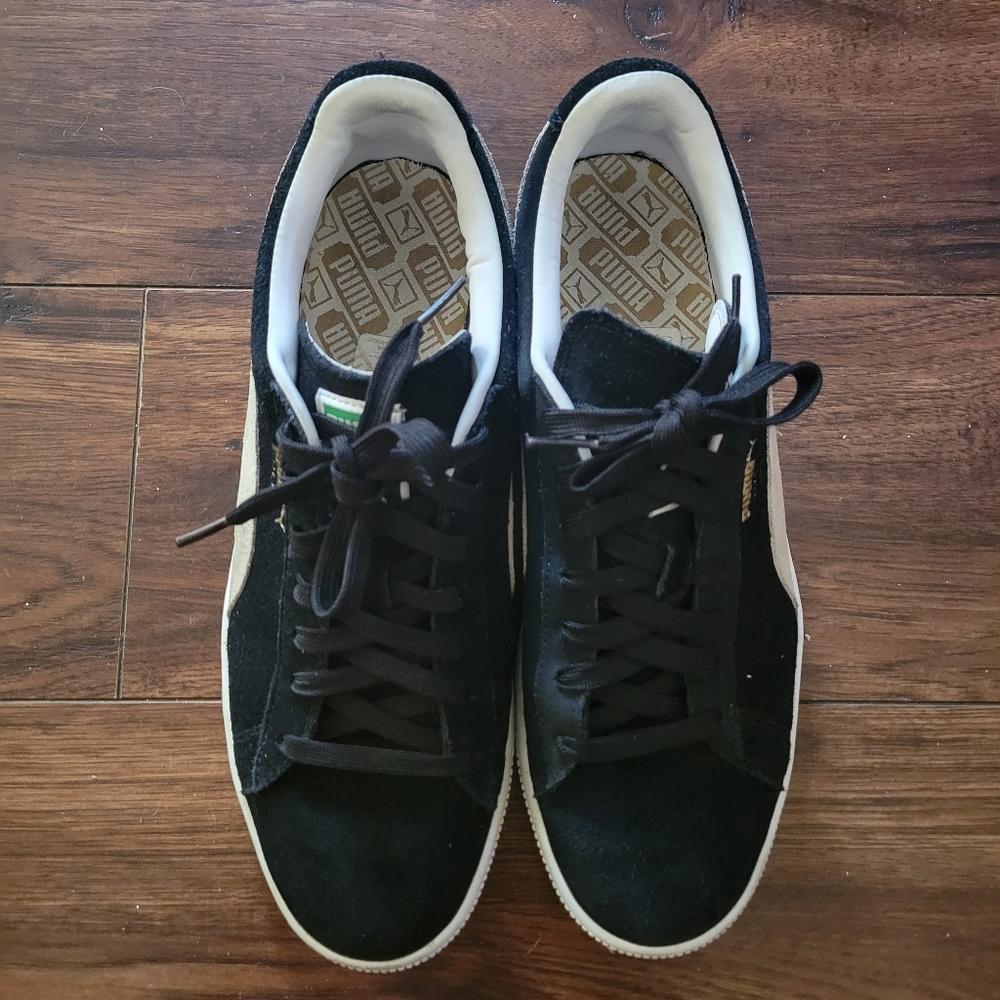❌️SOLD❌️Mens Puma Black Suede Shoes